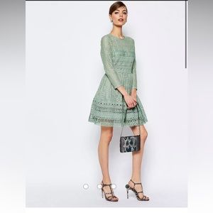 Size 4 asos dress green